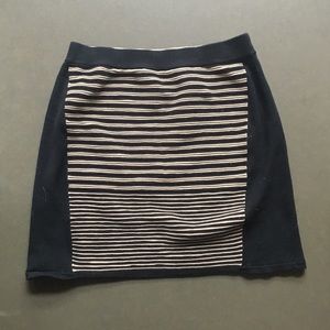 Rag and bone striped skirt medium